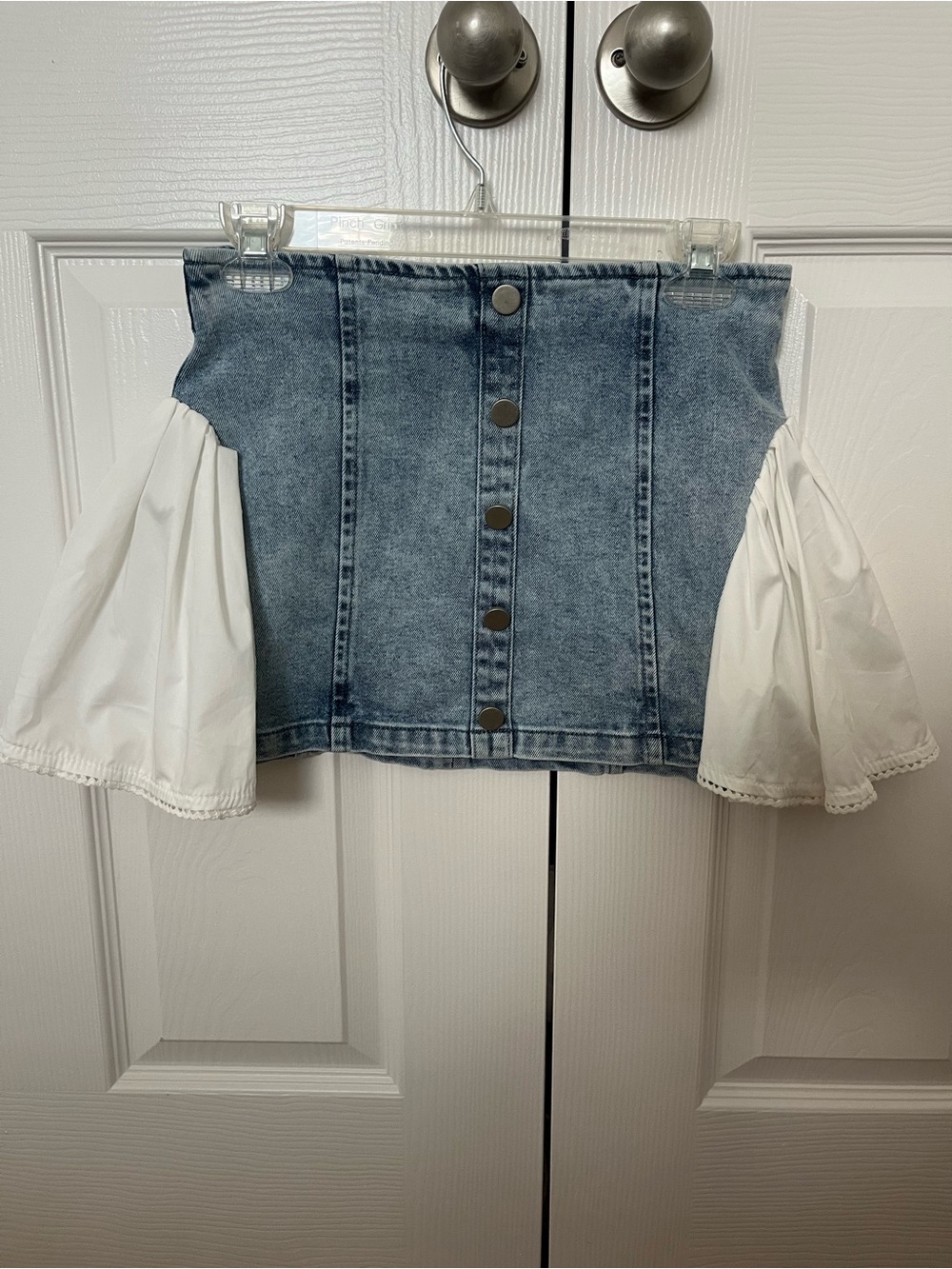 AKIRA Light Blue Denim Mini skirt